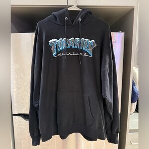 Thrasher Ice Black hoodie
Size XL